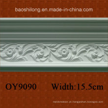 White Plain PU moldagem PU Cornice